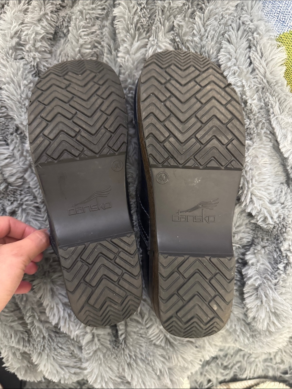 Dansko Navy (Size 40) Leather Clogs - Picture 9 of 10